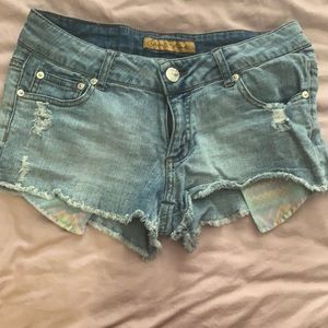 Celebrity Pink denim shorts